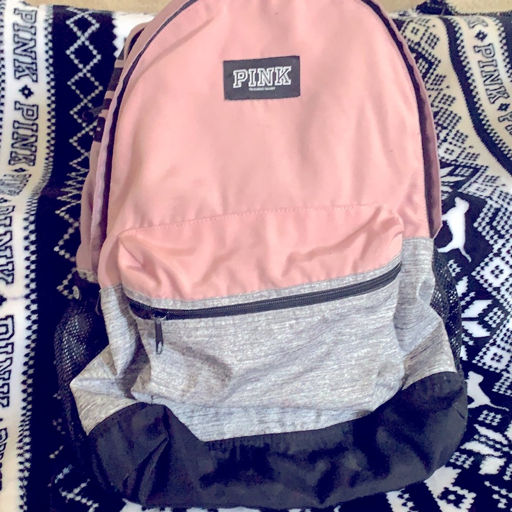 Pink Victoria Secret Campus Backpack